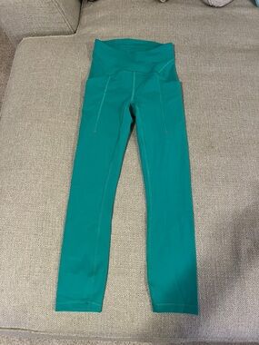lululemon athletica Teal High-Waist Women's Leggings